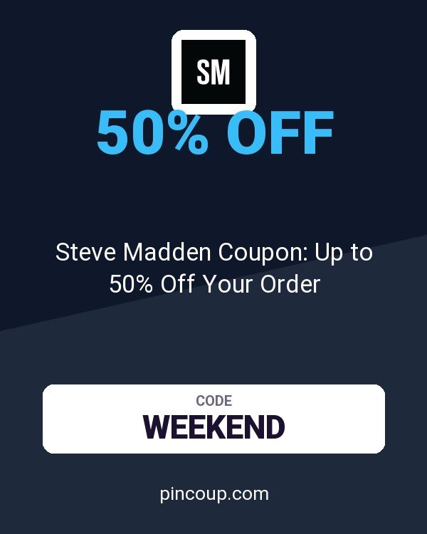 Steve Madden Coupon: Up to 50% Off Your Order