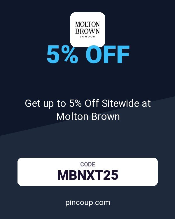 Get up to 5% Off Sitewide at Molton Brown
