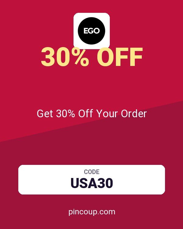 Ego (US & CA) coupon: Get 30% Off Your Order