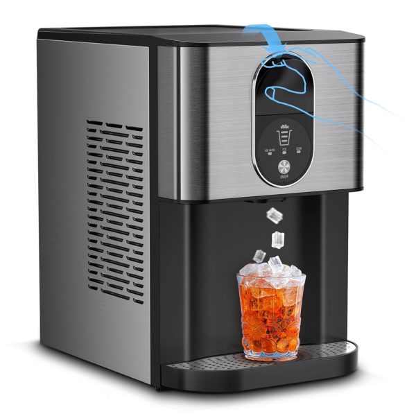 COWSAR Silent Nugget Ice Maker 44lbs/24H Countertop Dispenser at Kismile