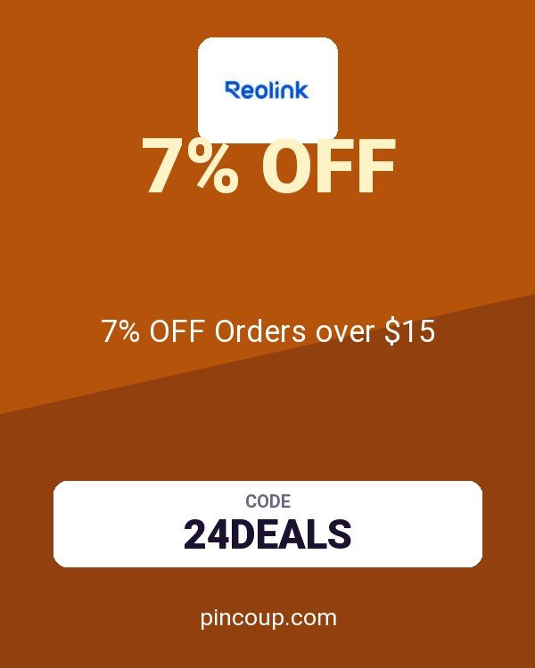 reolink DE coupon: 7% OFF Orders over $15