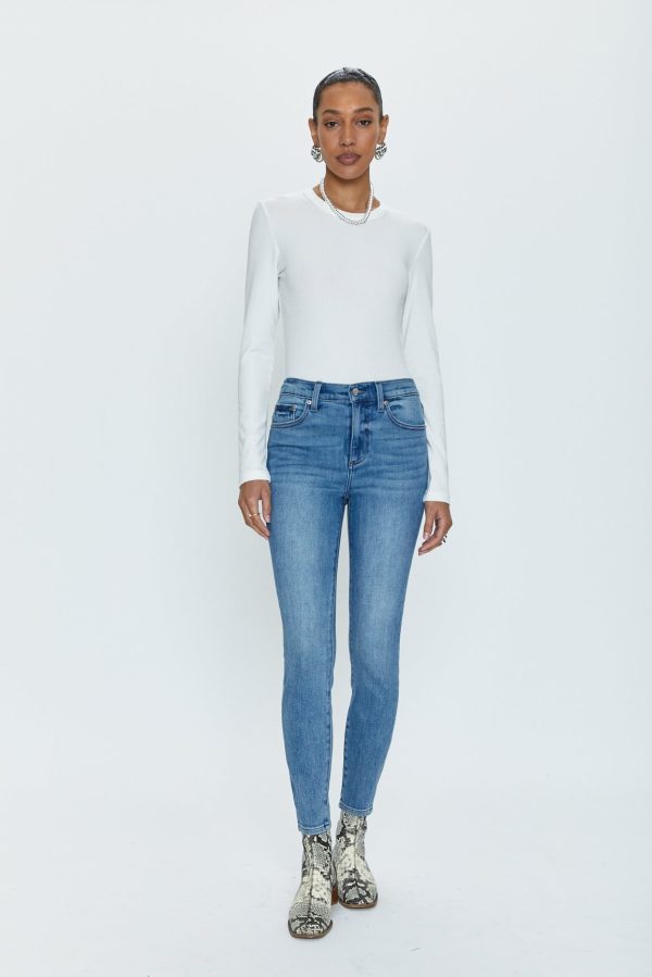 Aline High Rise Skinny Jean - Linden - LINDEN / 31 at Pistola Denim
