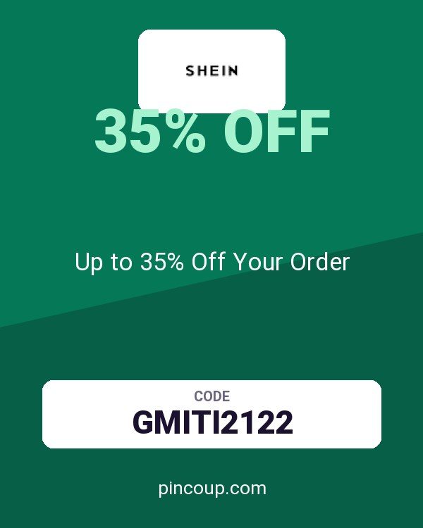 Shein coupon: Up to 35% Off Your Order