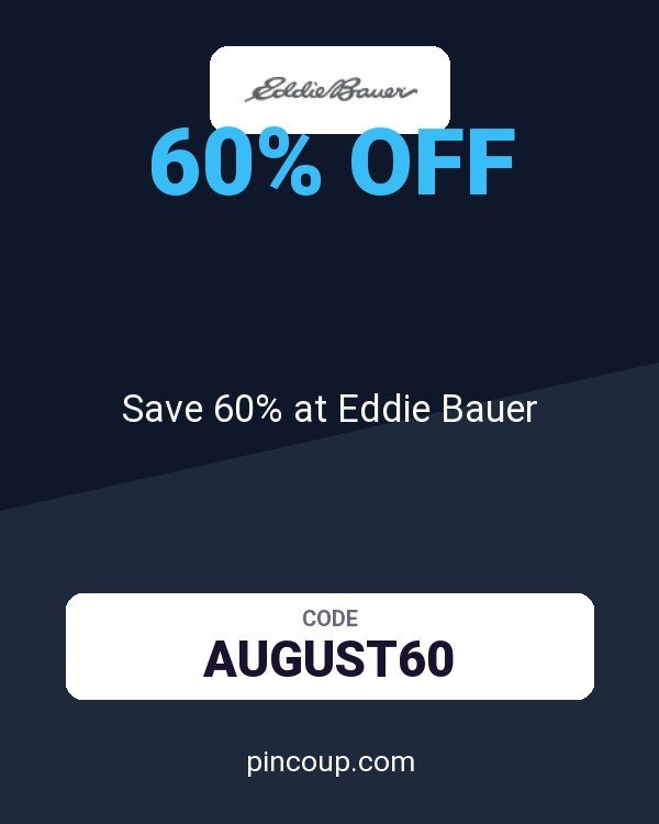 Save 60% at Eddie Bauer