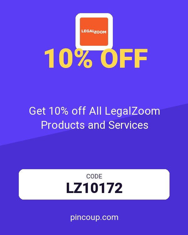 Get 10% off All LegalZoom Products and Services