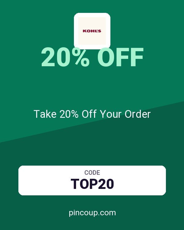Kohl's coupon: Take 20% Off Your Order