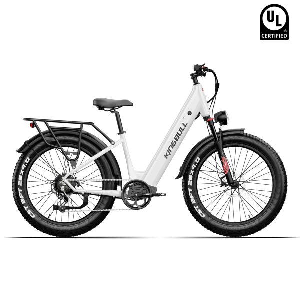 Kingbull Discover ST 2.0 | Premium Off-road & City Electric Bike - White / Ebike Only at Kingbull Electric Bikes