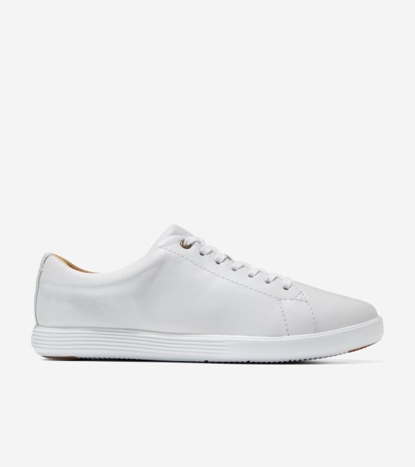 Cole Haan Women's Grand Crosscourt Sneakers - White Size 8.5