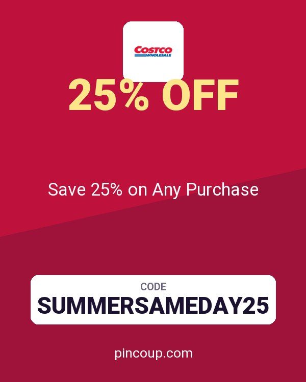 Costco Membership coupon: Save 25% on Any Purchase