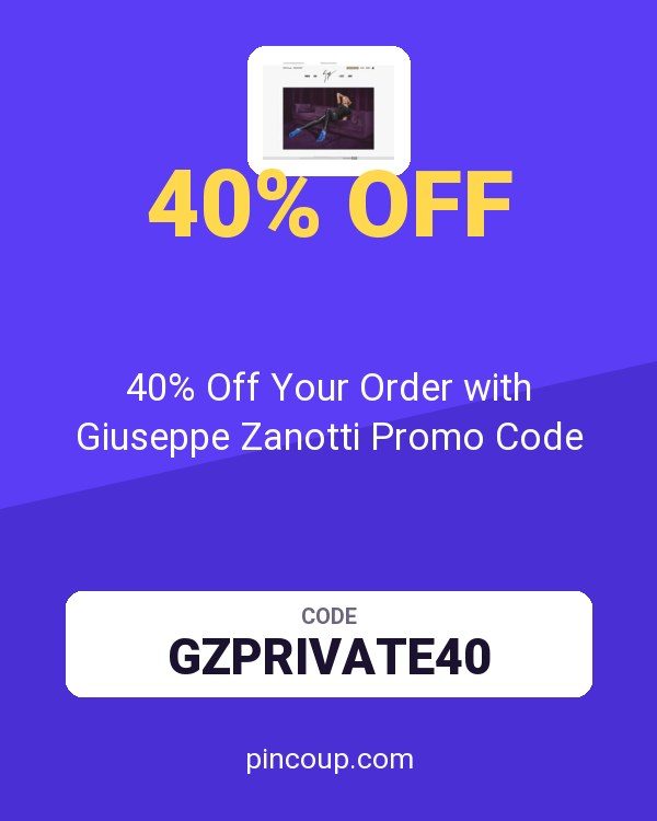 40% Off Your Order with Giuseppe Zanotti Promo Code