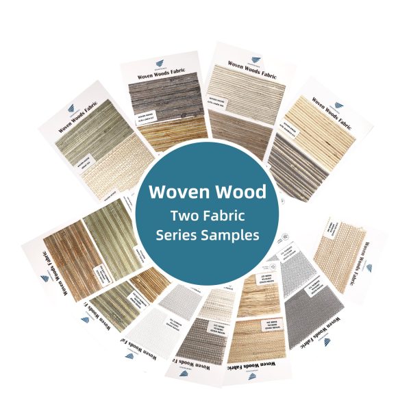 Woven Wood Two Fabric Samples at Smartwings