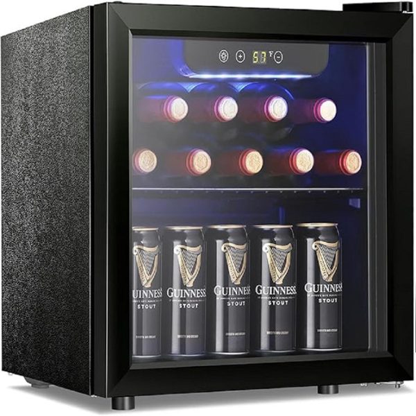 COWSAR Wine Cooler Mini Fridge 1.3 cu.ft at Kismile