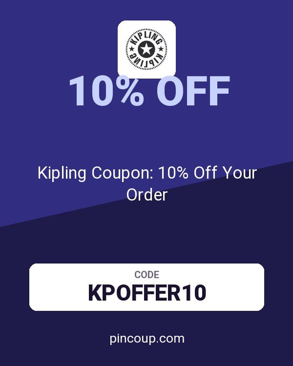 Kipling Coupon: 10% Off Your Order
