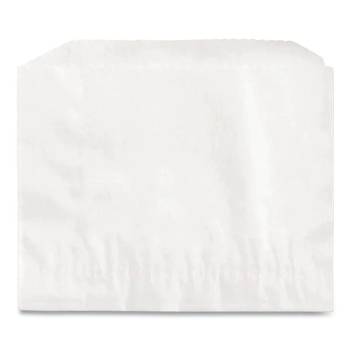 Bagcraft 450003 4-1/2 in. x 3.5 in. French Fry Bags - White (2000/Carton) at 4seating.com