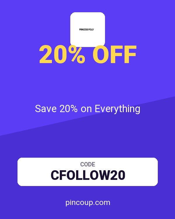 Princess Polly coupon: Save 20% on Everything
