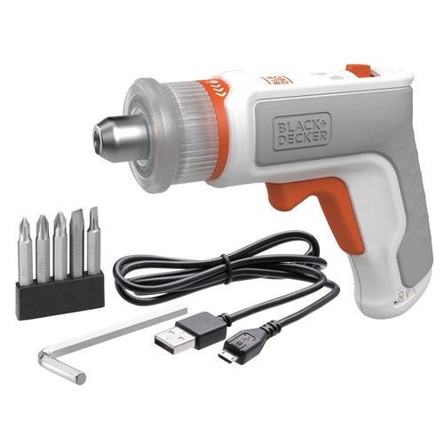 Black & Decker BCRTA601WAPB 4V MAX Cordless Screwdriver with 2 in. Assorted Bits at CPO Outlets