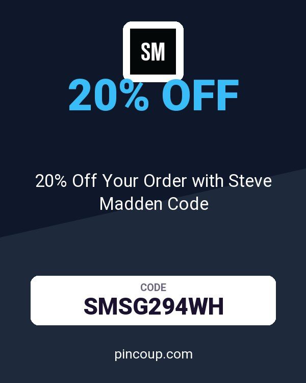 20% Off Your Order with Steve Madden Code