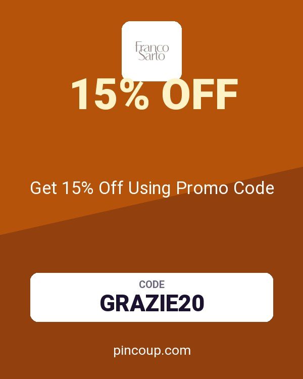 Franco Sarto coupon: Get 15% Off Using Promo Code