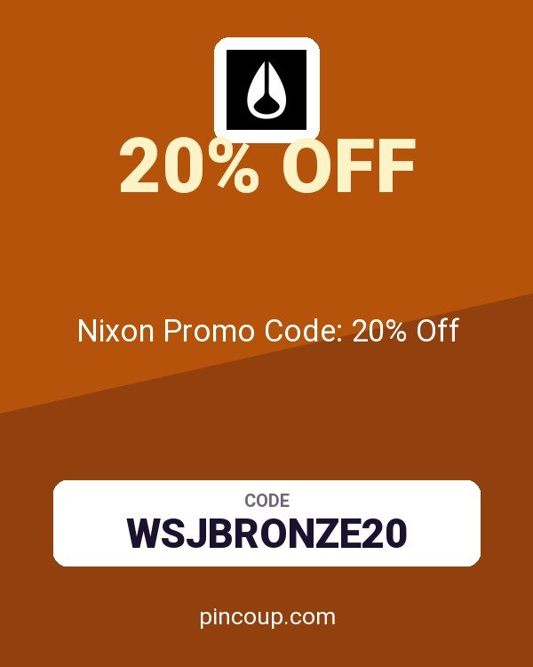Nixon Promo Code: 20% Off
