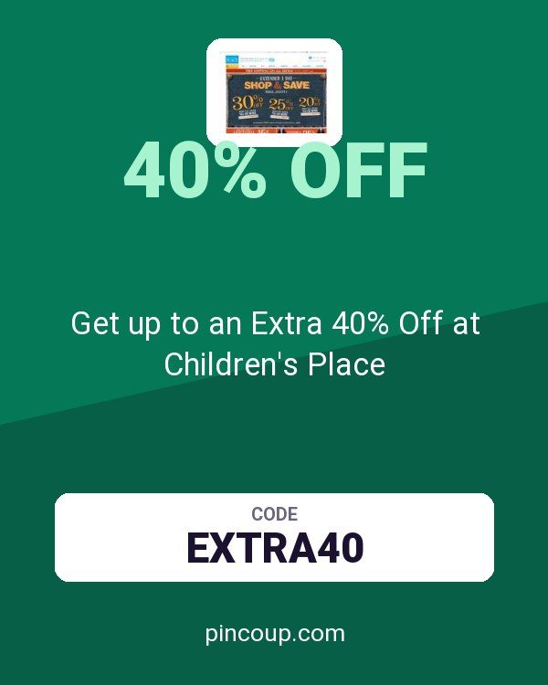 The Children's Place coupon: Get up to an Extra 40% Off at Children's Place