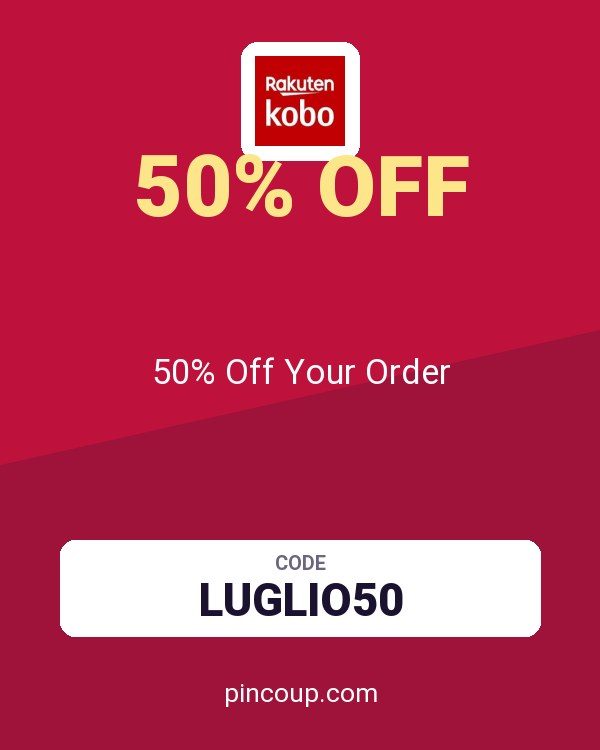 Rakuten Kobo coupon: 50% Off Your Order