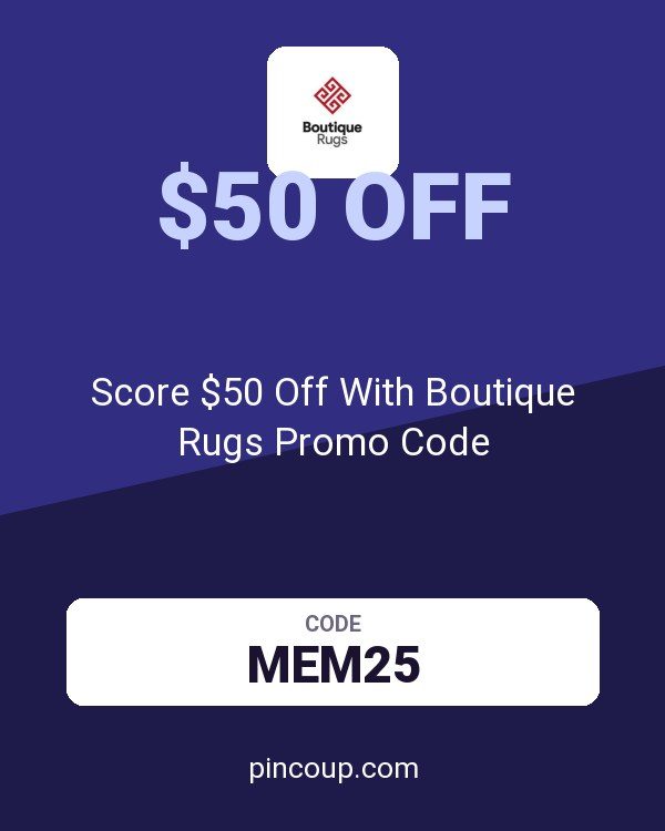 Score $50 Off With Boutique Rugs Promo Code