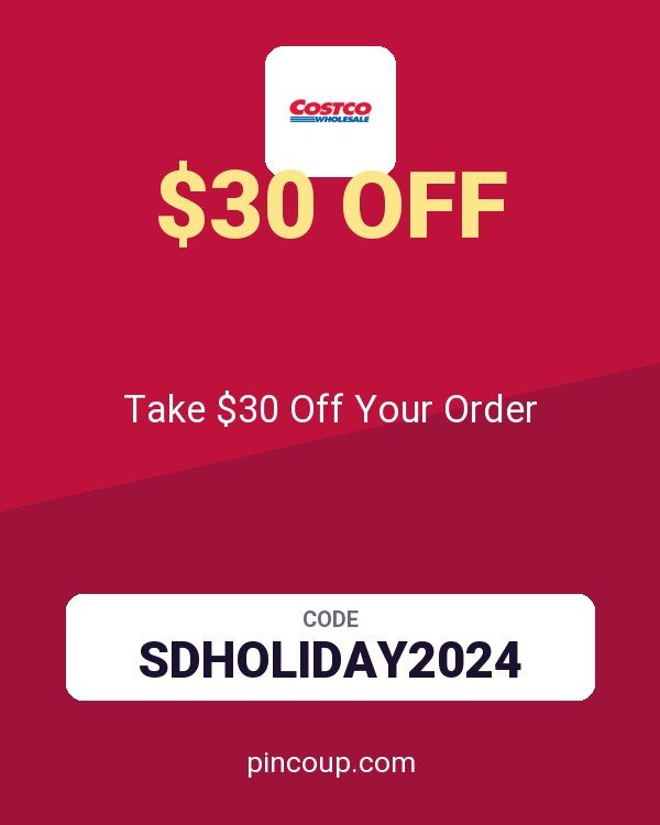 Costco Membership coupon: Take $30 Off Your Order