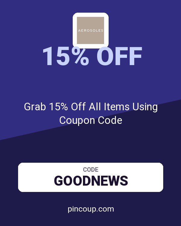 Aerosoles: Grab 15% Off All Items Using Coupon Code