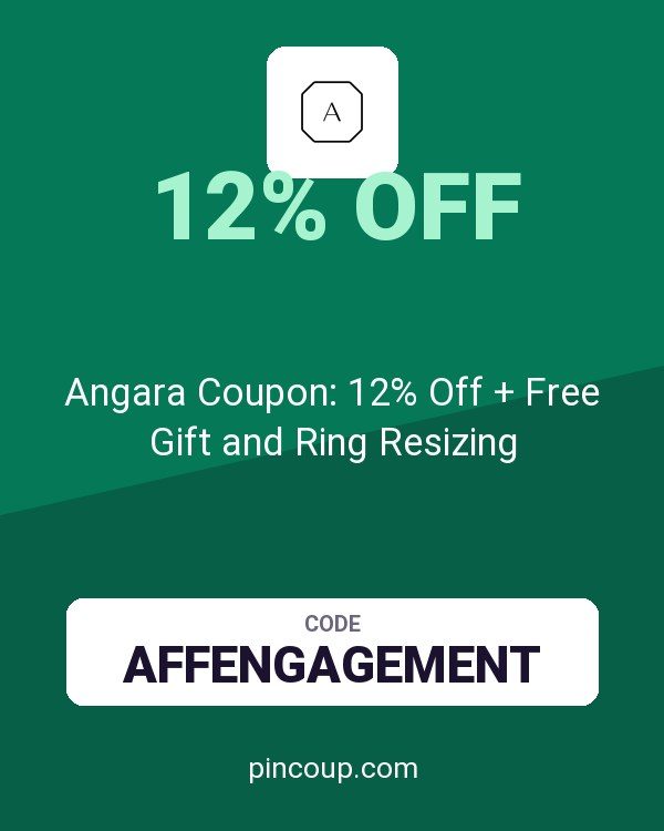 Angara Coupon: 12% Off + Free Gift and Ring Resizing