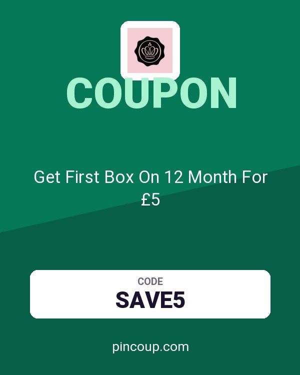 GlossyBox coupon: Get First Box On 12 Month For £5