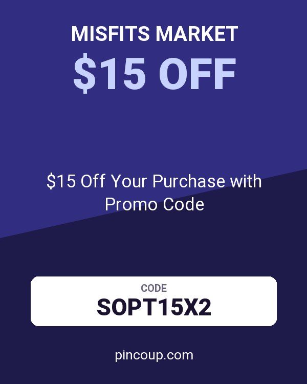 Misfits Market coupon: $15 Off Your Purchase with Promo Code