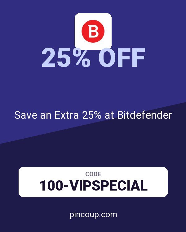 Save an Extra 25% at Bitdefender