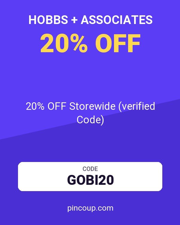Hobbs + Associates coupon: 20% OFF Storewide (verified Code)