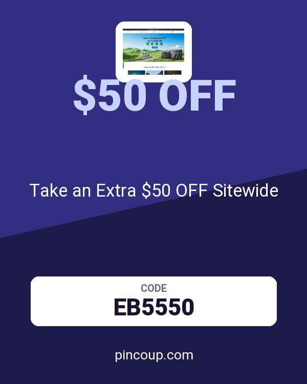 Bluetti coupon: Take an Extra $50 OFF Sitewide