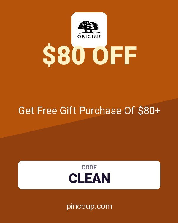 Origins Online coupon: Get Free Gift Purchase Of $80+