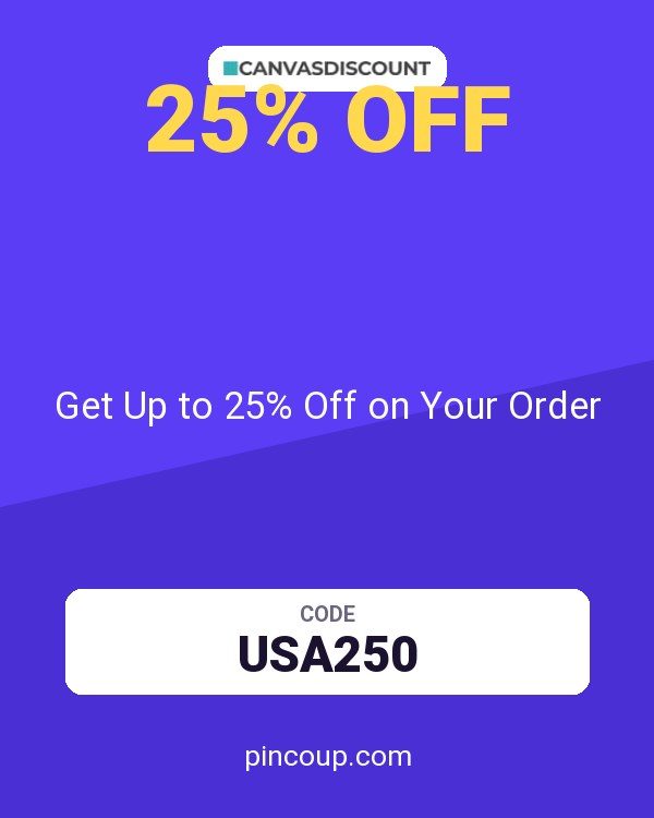 Canvasdiscount coupon: Get Up to 25% Off on Your Order