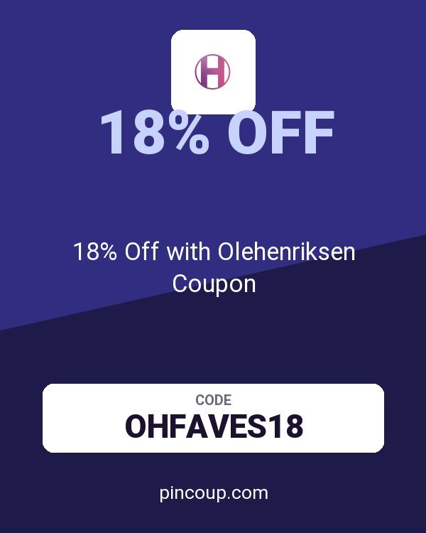 18% Off with Olehenriksen Coupon