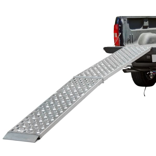 10' Single Runner EZ-Rizer Aluminum Motorcycle Loading Ramp by Black Widow at Discount Ramps