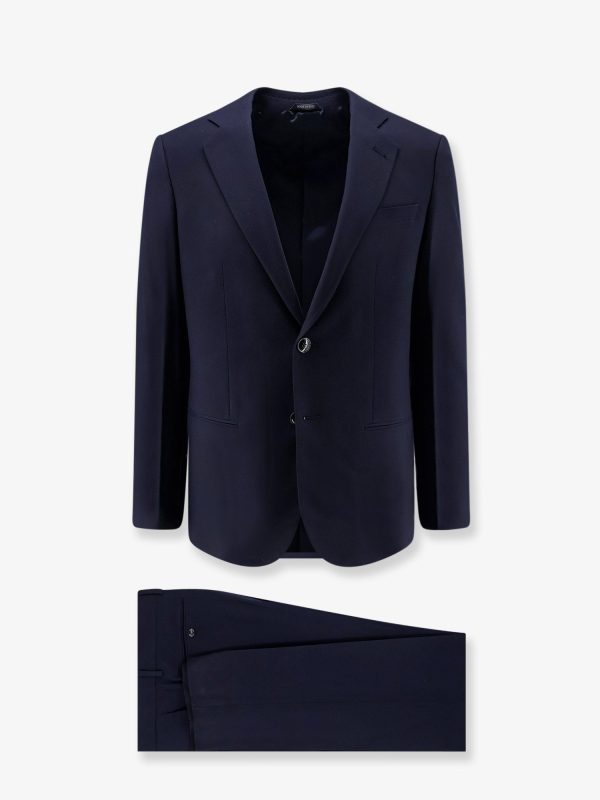 Giorgio Armani Soho Line Suit — Navy - 48 at italist.com