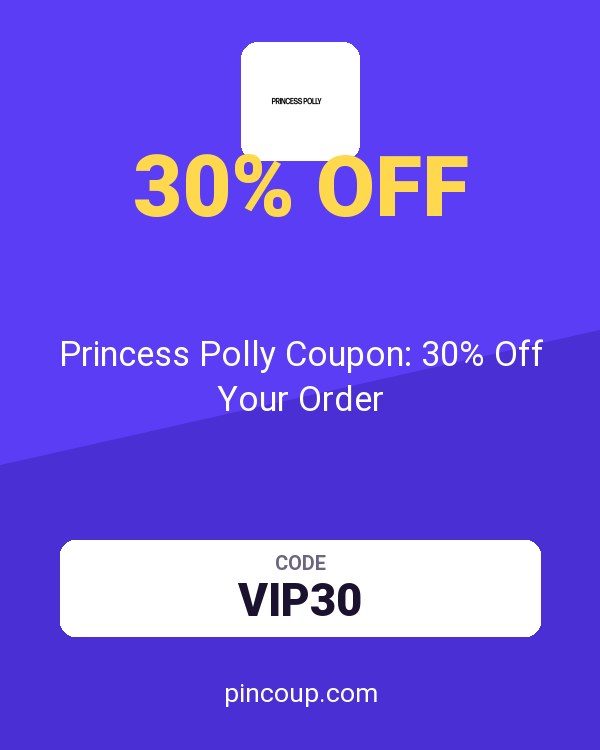 Princess Polly Coupon: 30% Off Your Order