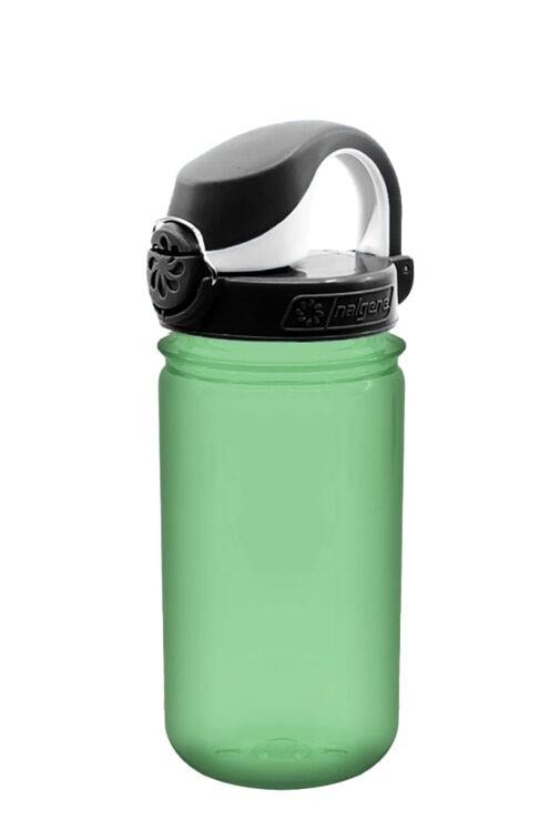 12oz Kids On-The-Fly Lock-Top Bottle (Bottle Color: Glow Green) at Nalgene