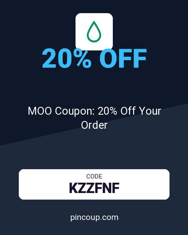 MOO Coupon: 20% Off Your Order