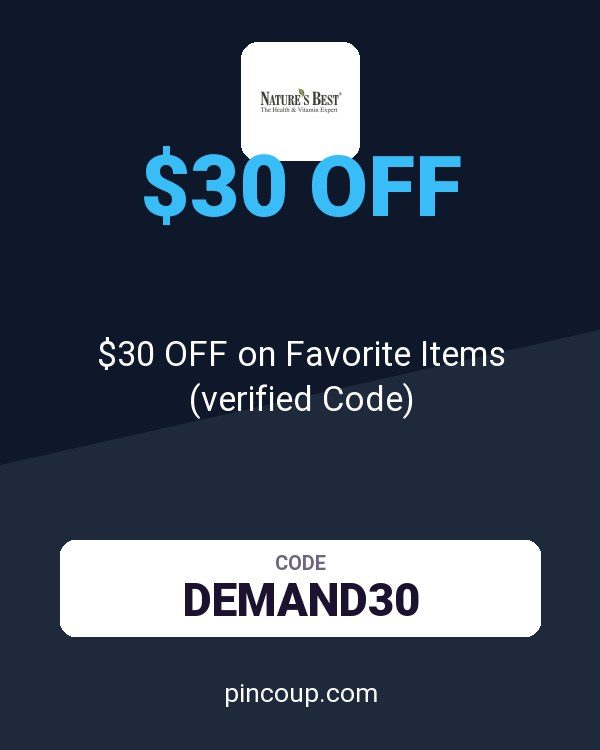 Nature's Best coupon: $30 OFF on Favorite Items (verified Code)