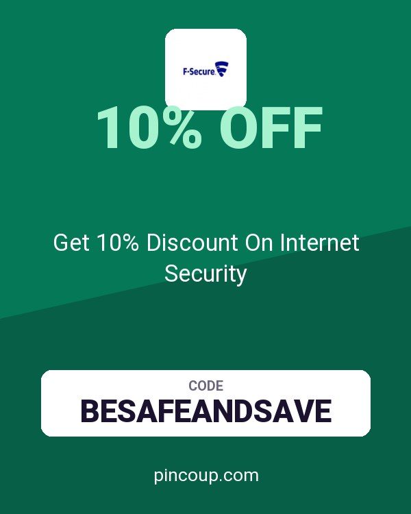 F-Secure | Internet Security & VPN coupon: Get 10% Discount On Internet Security