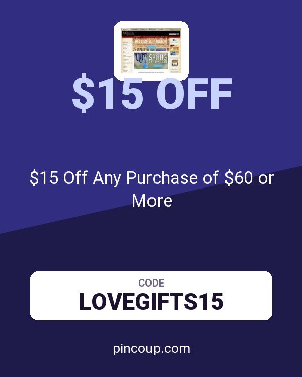 NOVICA coupon: $15 Off Any Purchase of $60 or More