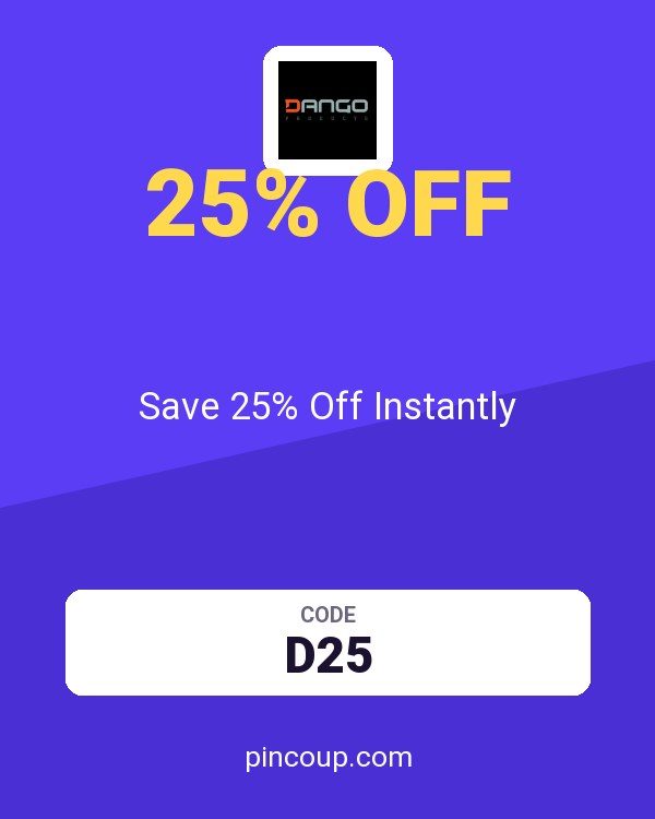 Dango Products coupon: Save 25% Off Instantly