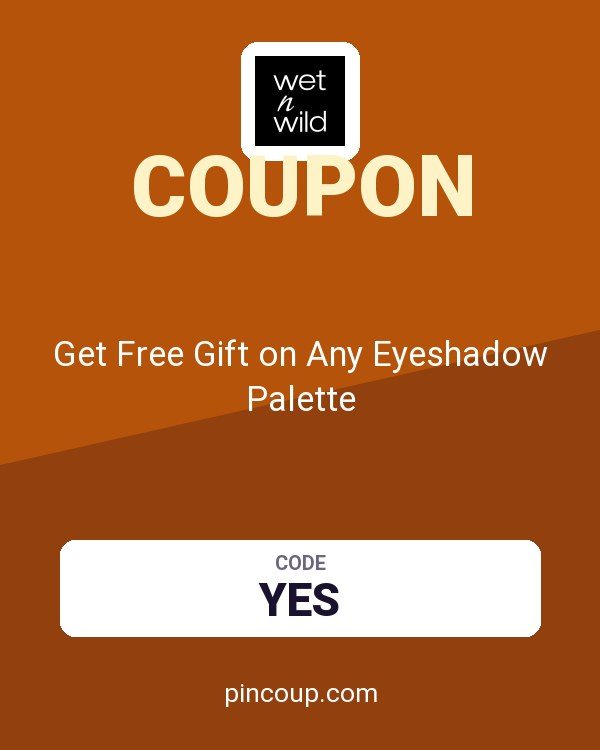 Wet n Wild coupon: Get Free Gift on Any Eyeshadow Palette