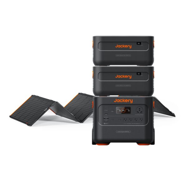 Solar Generator 2000 Plus - Explorer 2000 Plus Kit (6kWh) + SolarSaga 500 X at Jackery