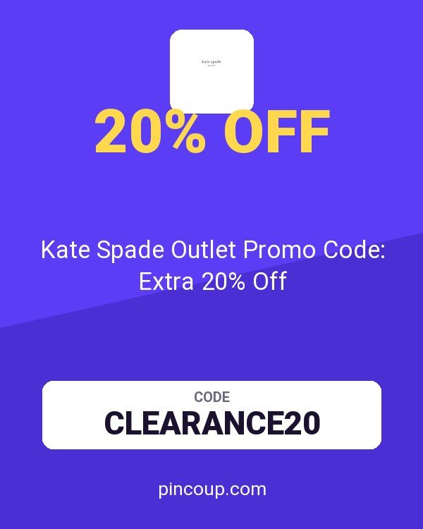 Kate Spade Outlet Promo Code: Extra 20% Off