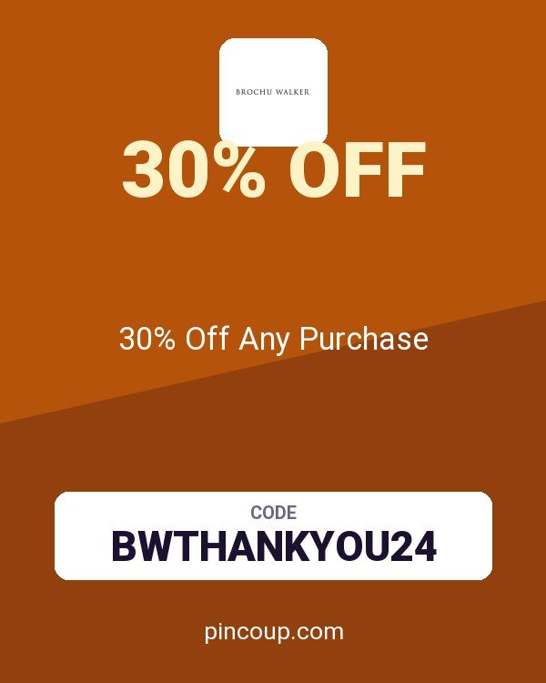 Brochu Walker coupon: 30% Off Any Purchase